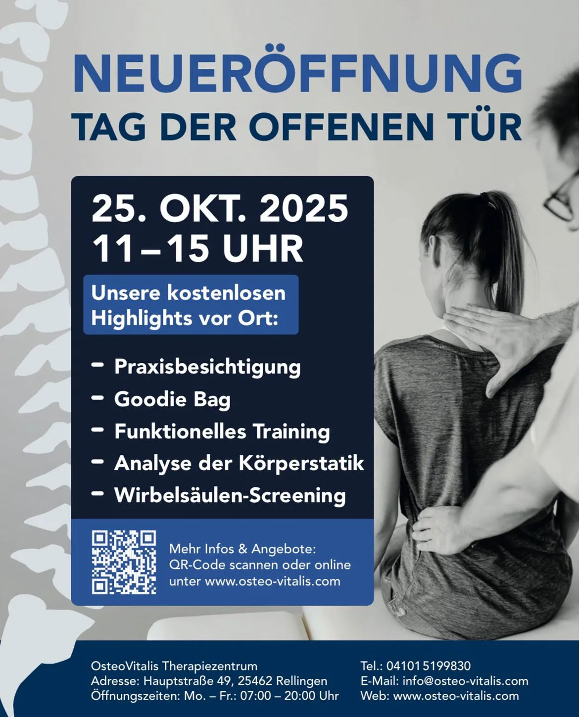 Neueröffnung OsteoVItalis Standort Rellingen